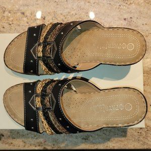 Patrizia by Spring Step -- Pitaya wedge sandals